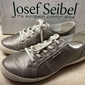 Josef Seibel Women's Silver Sneakers